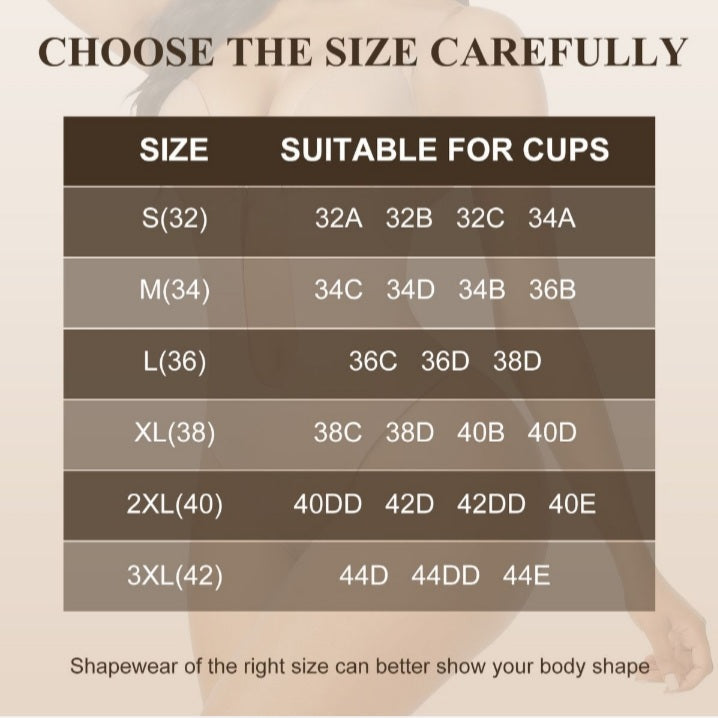 U-Plunge Bra Backless Thong Bodysuit